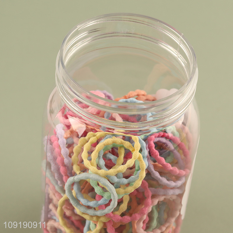 High Quality Colorful Soft Elastic Hair Ties for Baby Toddlers