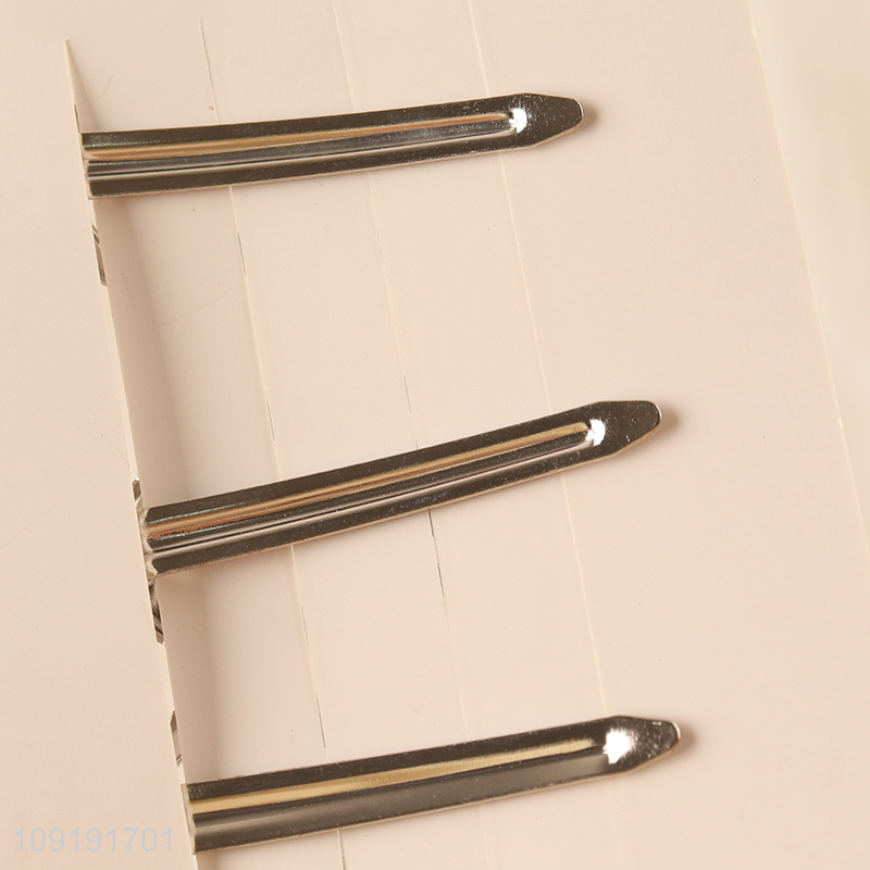 Factory Price 3 Pieces Black Metal Alligator Hair Clips for Women Girls