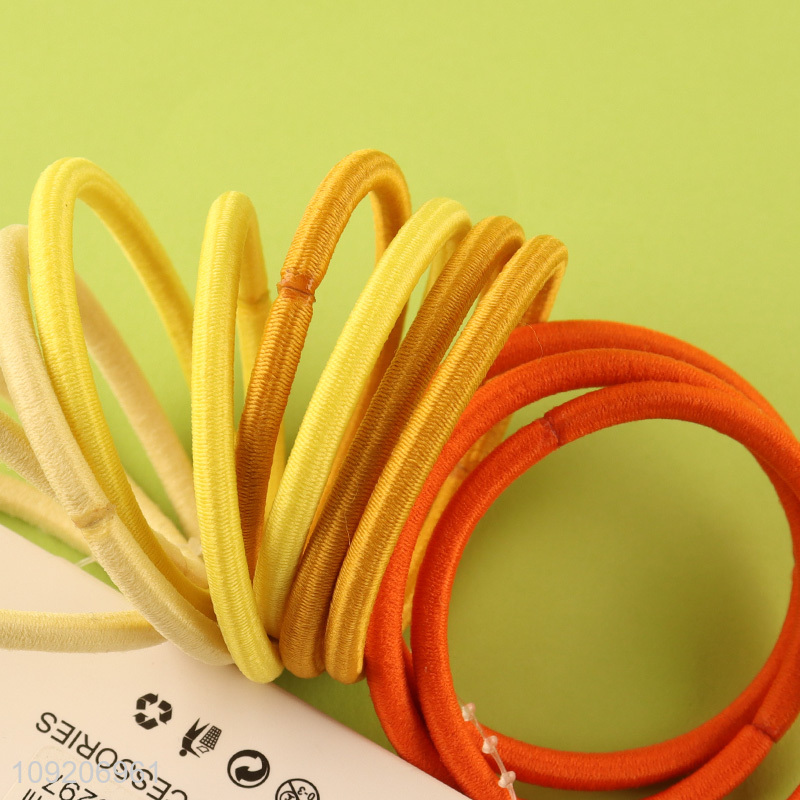 Good Quality 14PCS/Set Elastic Hair Ties and Snap Hair Clips Set