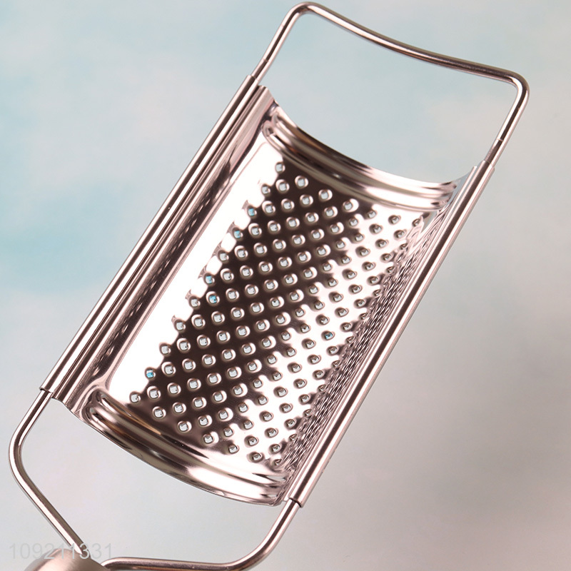 Wholesale Stainless Steel Curved Cheese Grater Chocolate Grater Lemon Zester