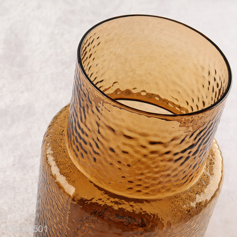 Top products desktop decor glass flower vase bud base for sale