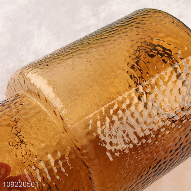 Top products desktop decor glass flower vase bud base for sale