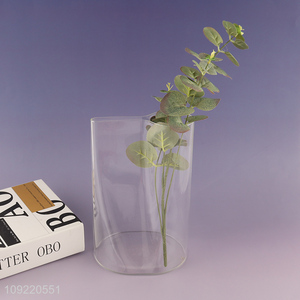 Hot selling clear glass flower vase hydroponic vase for home decor