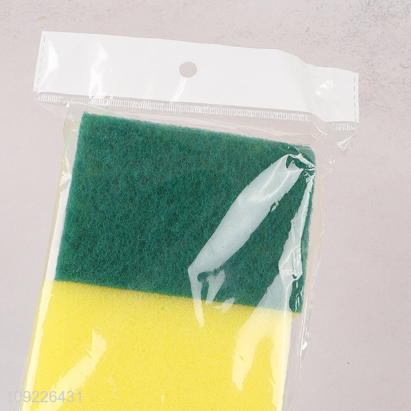 Wholesale 4PCS Cleaning Sponge Steel Scrubber Set for Cleaning Dishes Pots
