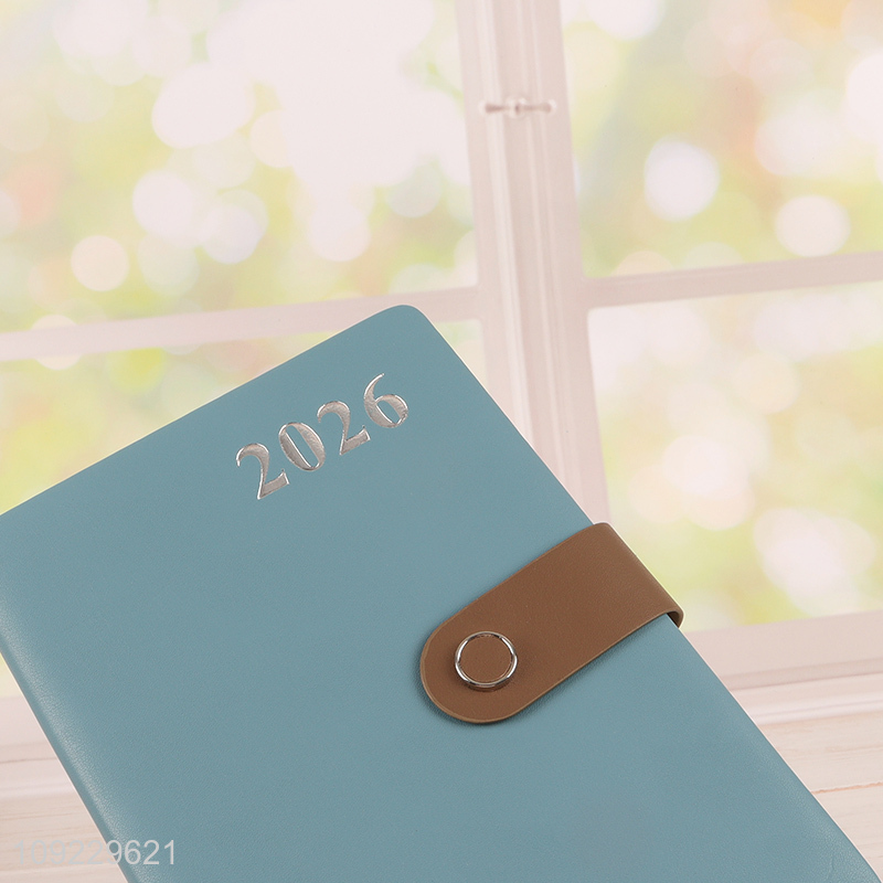 New Product A5 Notebook PU Leather Ruled Journal Notebook for Office Business