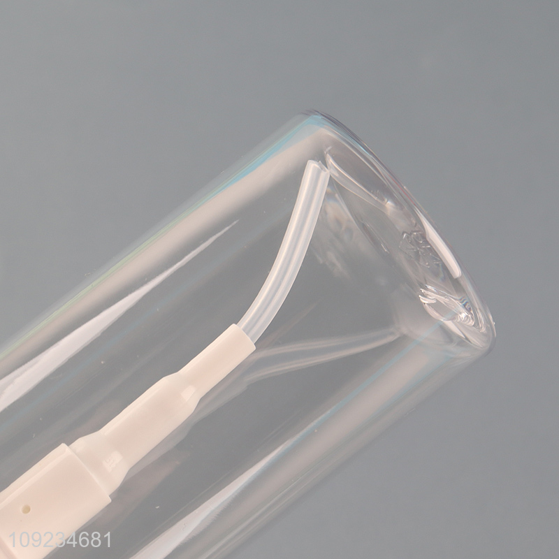 Hot products portable clear plastic  nail polish remover bottle empty bottle