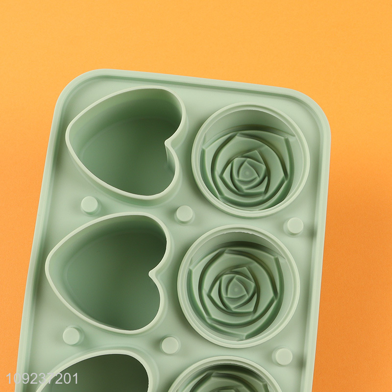 Online Wholesale BPA Free Food Grade Flexible Silicone Ice Cube Molds