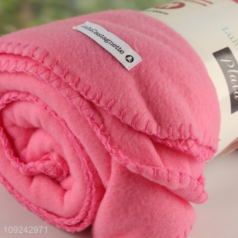 High Quality Winter Blanket Thick  Fleece Throw Blanket for Bed Sofa