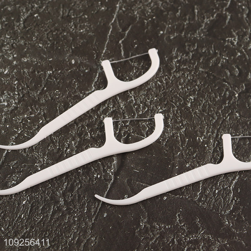Factory Supply 50 Count Dental Floss Picks for Men Women Teeth Cleaning
