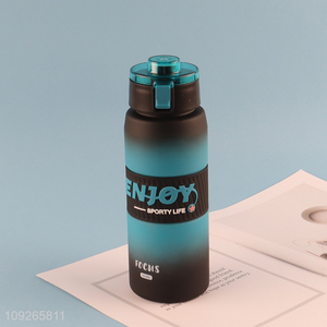 China Imports Portable Plastic Water Bottle Outdoor Plastic Sports Water Bottle