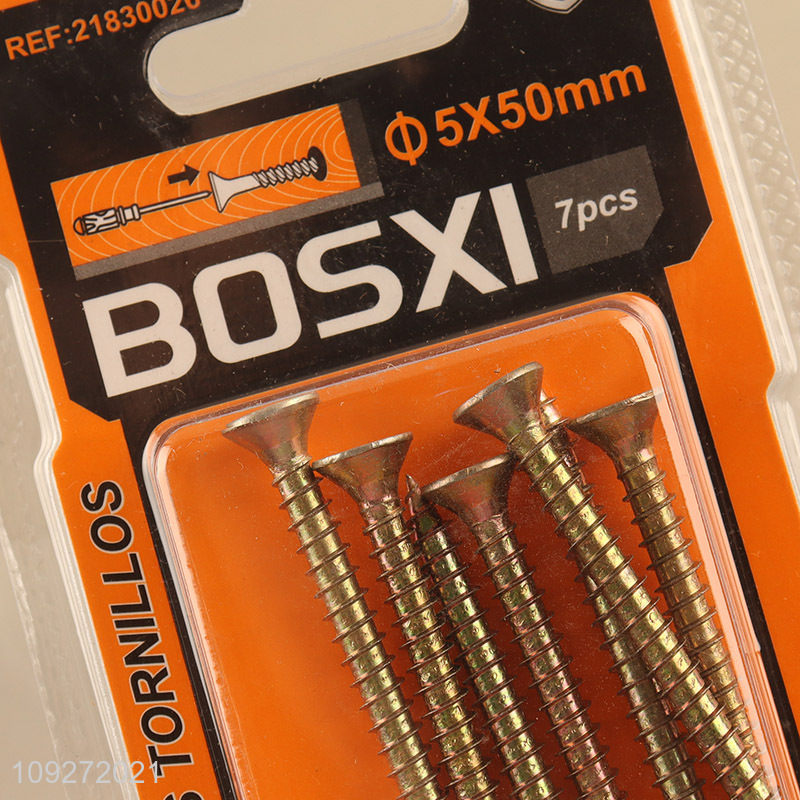 Hot products 7pcs iron screw tornillos self-tapping screws