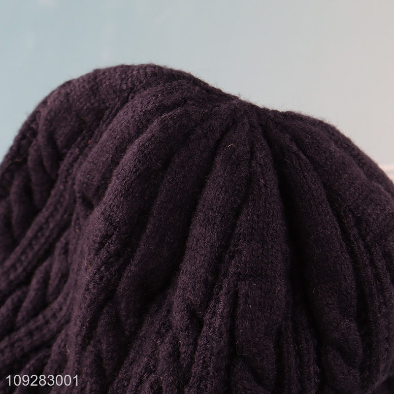 Hot items winter thickened knitted hat beanies hat