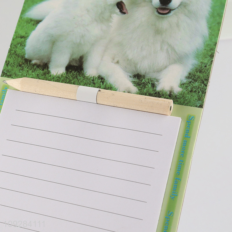 Hot selling home decor fridge magnets with memo pad
