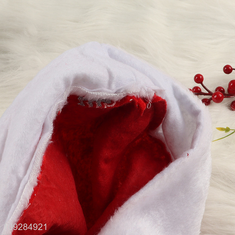 Top quality snowflakes christmas hat Santa hat for sale
