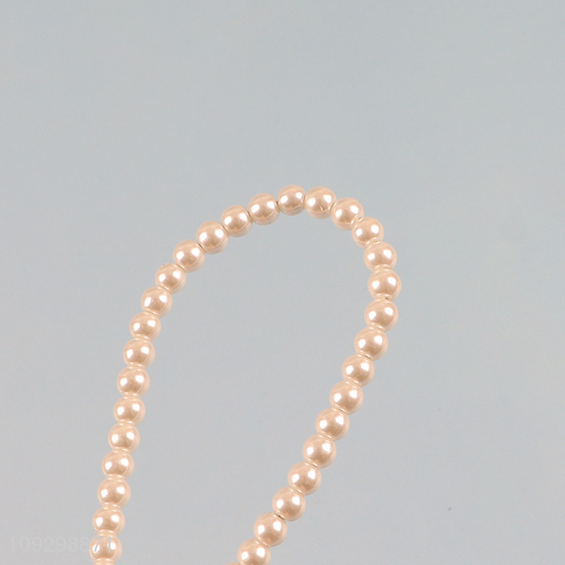 Best selling women fashion accessories pearl necklace