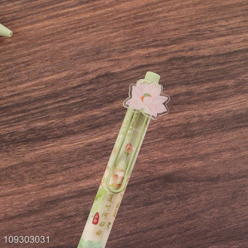 Most popular 4pcs school office writing gel pen set