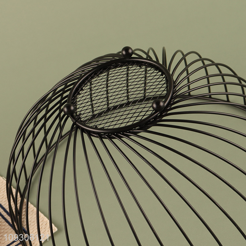 Top selling round metal storage basket fruits basket