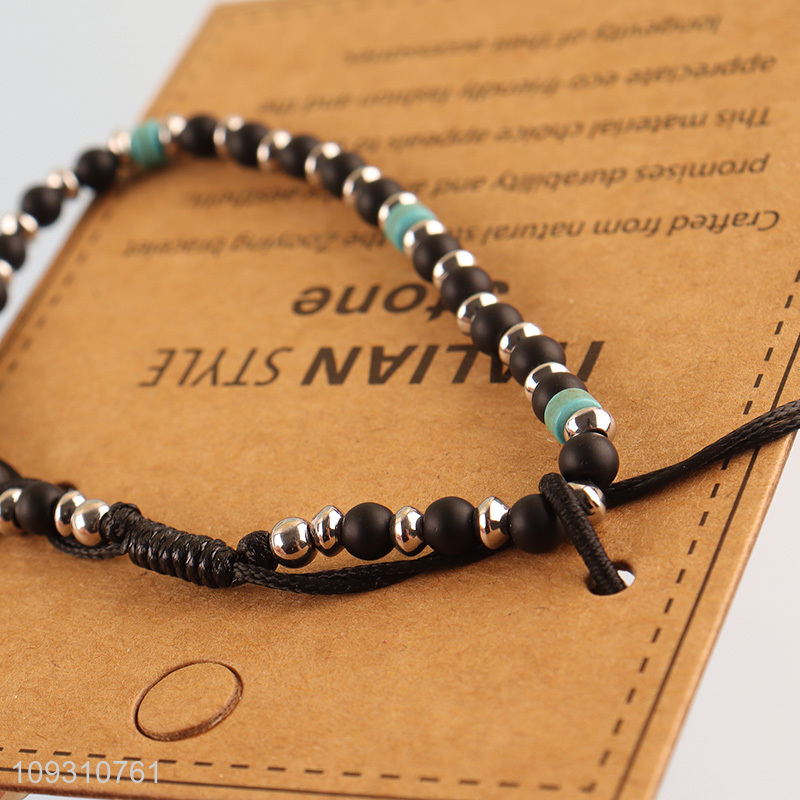 Factory supply stone jewelry beaded bracelet for sale