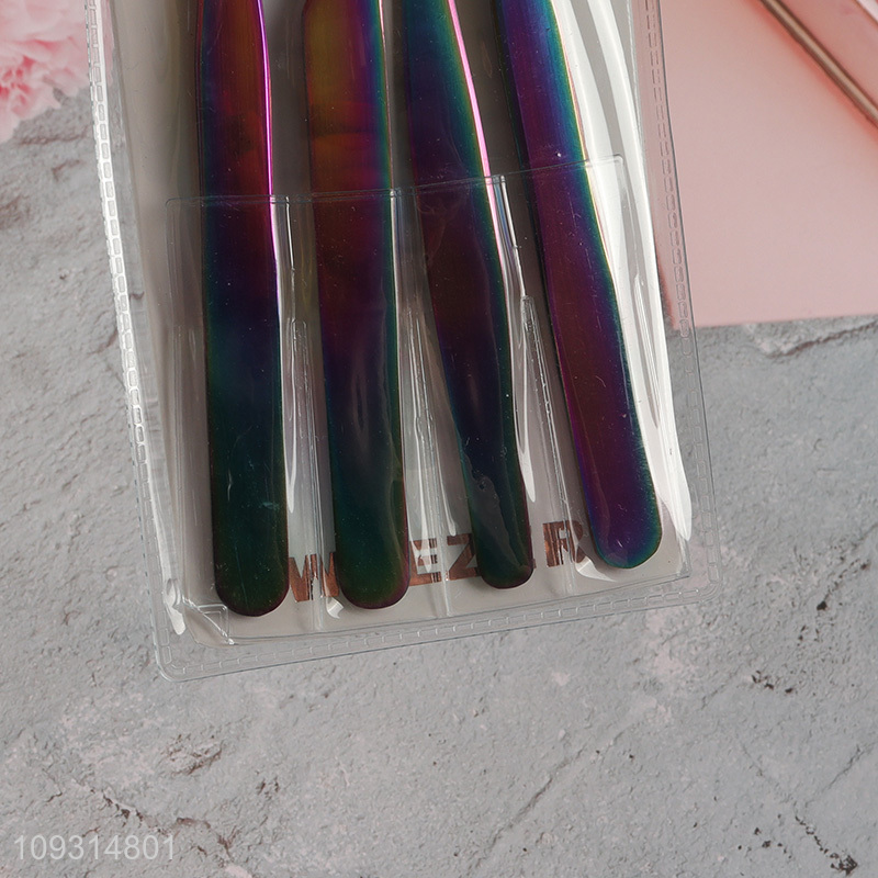 Popular products makeup tool 4pcs eyebrow tweezers set