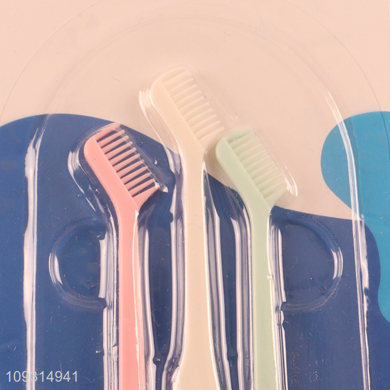 Good sale double-headed 3pcs eyebrow trimmer set