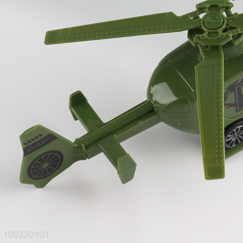 Factory supply 4pcs plastic pull back airplane toys