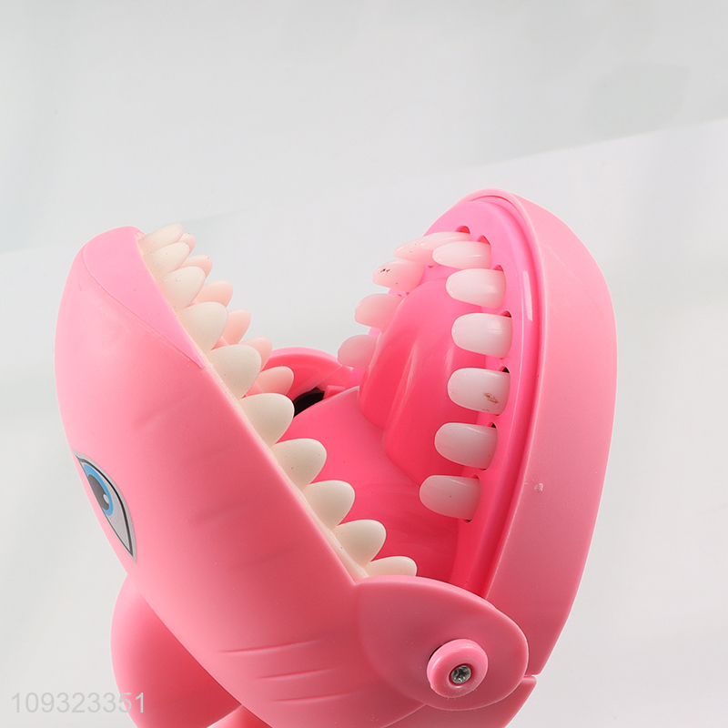 Top products shark shape finger biting toys trick toy