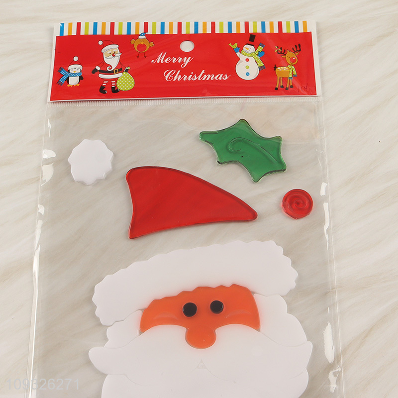 Factory supply tpr Christmas decoration window sticker
