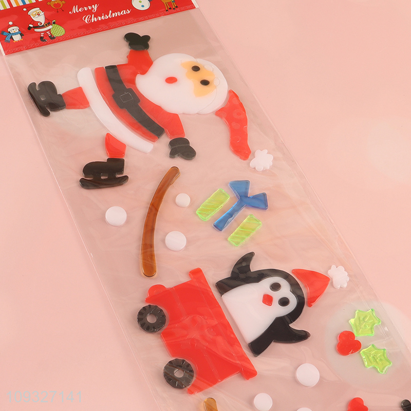 Top quality tpr Christmas sticker window sticker