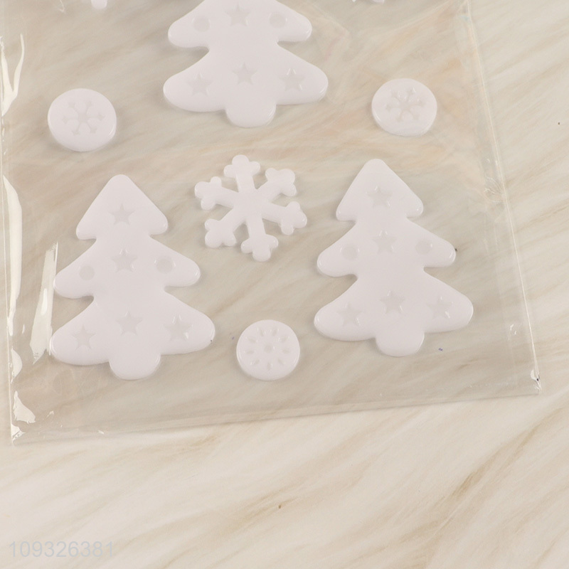 Latest products tpr Christmas decoration window sticker