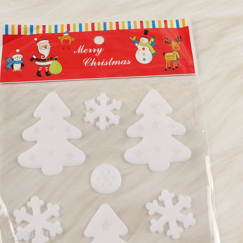 Latest products tpr Christmas decoration window sticker