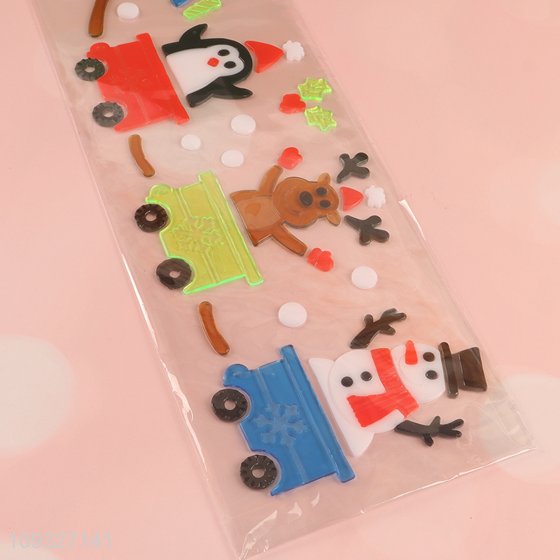 Top quality tpr Christmas sticker window sticker
