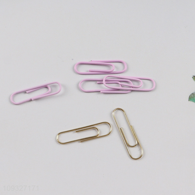 China product 50pcs stationery paper clips set