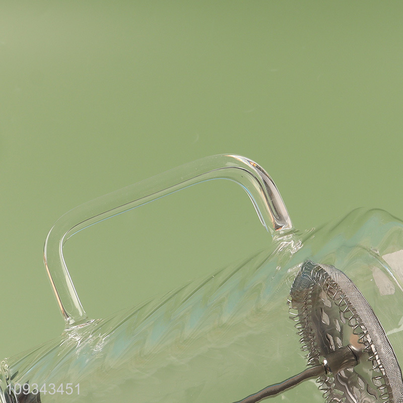 Good selling glass French press pot coffee pot