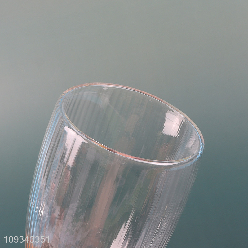 Good price double-wall glass water cup drinking cup