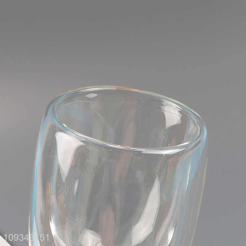 Good quality double-wall glass cup water cup