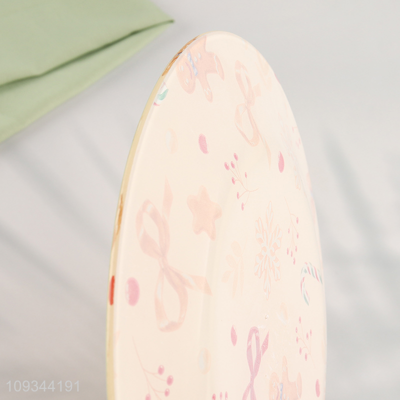 New style glass plate Christmas tableware plate