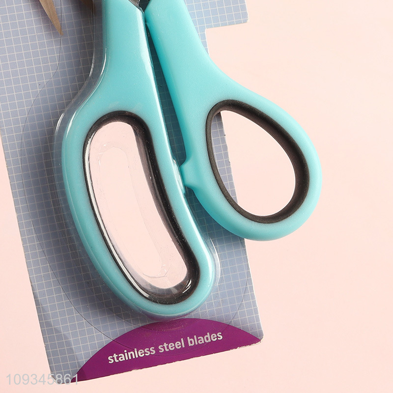 Low price stainless steel blade office paper scissors