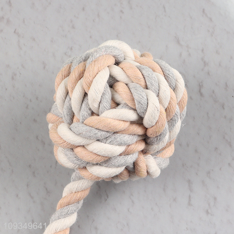 Top products pet cotton rope toys teething toys for training