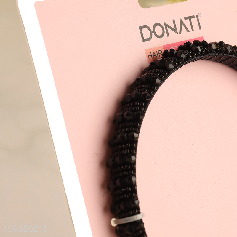 China supplier black hair accessories hair hoop for women