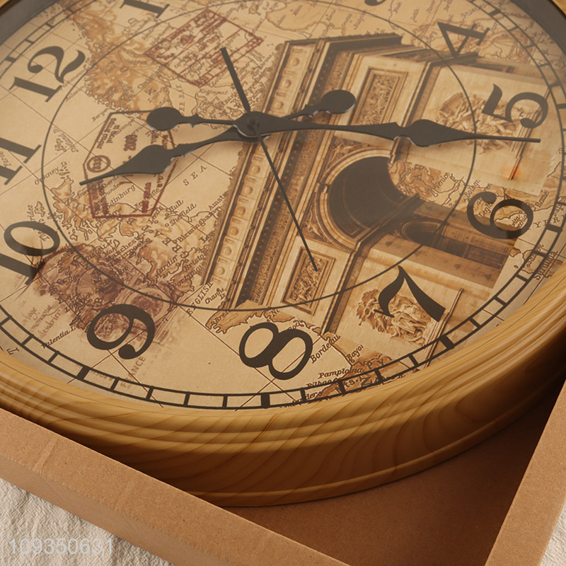 Good selling retro style wall clock hanging clock