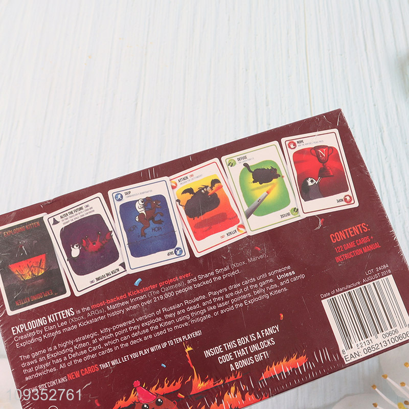 Good selling exploding kittens party board games