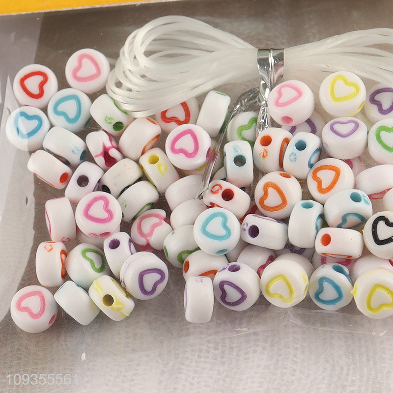 Latest products   diy heart bead toys jewelry toys