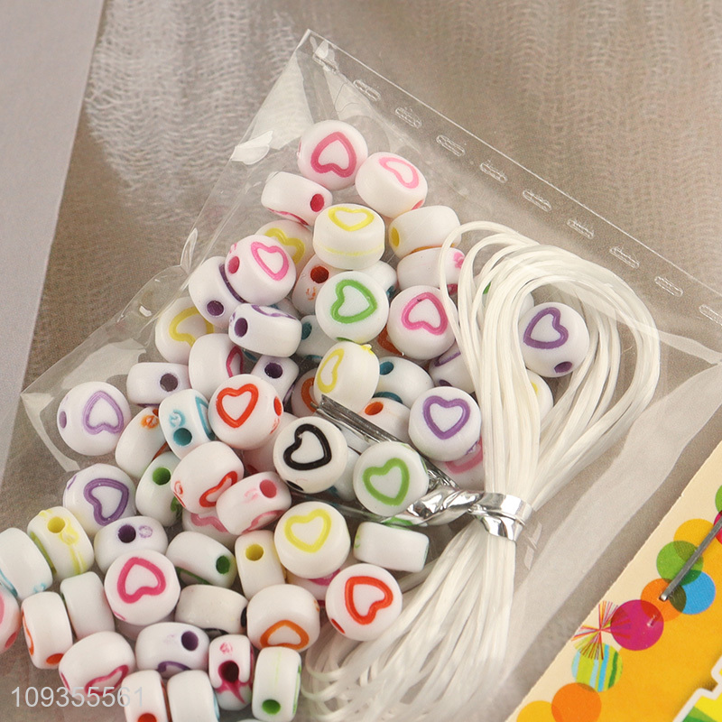 Latest products   diy heart bead toys jewelry toys