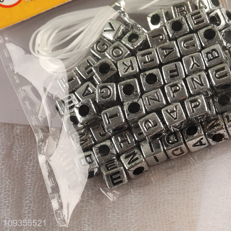 Low price diy alphabet bead toys jewelry toys