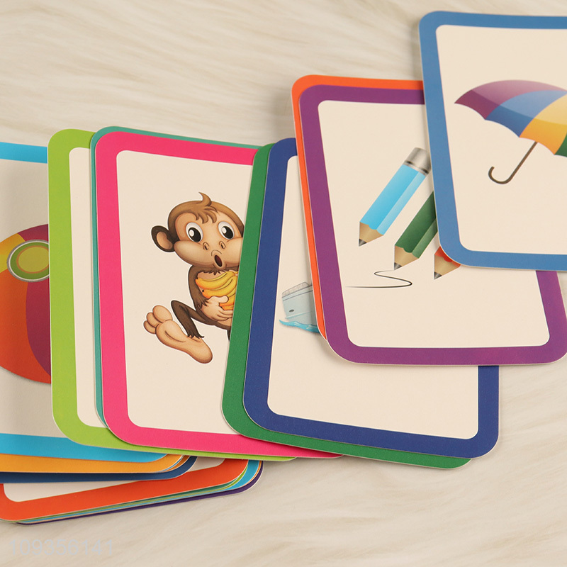 China products 36pages English letters Pocket Flash Cards