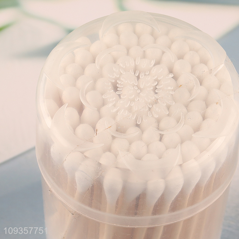 Yiwu market  cotton swab cotton buds with plastic rod