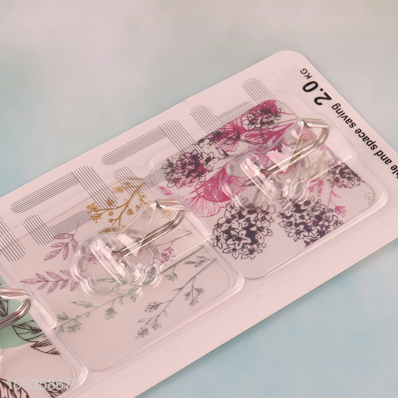 Factory price square sticky hooks adhesive hooks