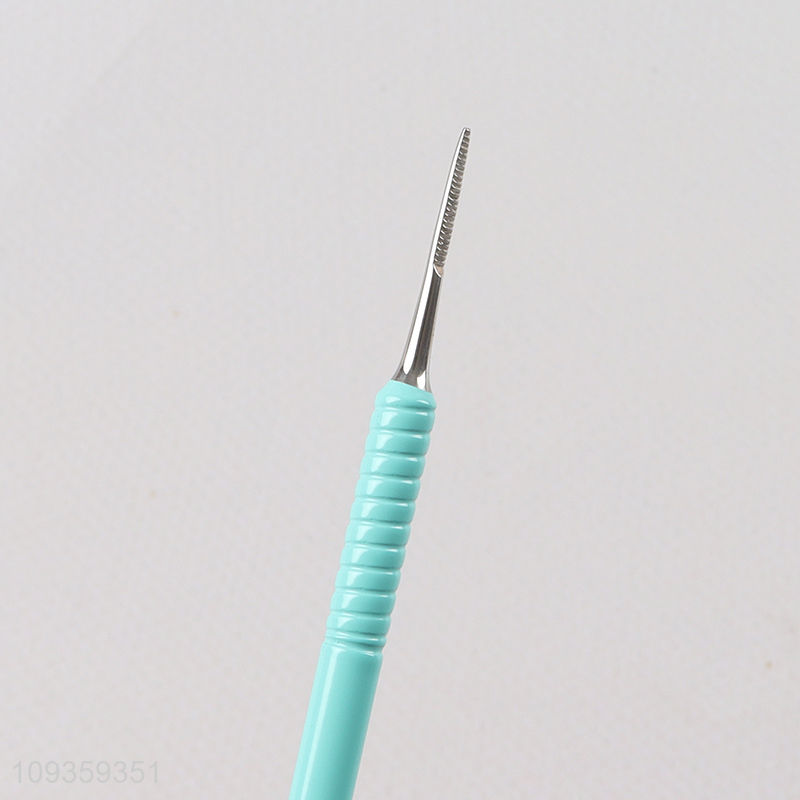 Good sale double-ended nail cuticle pusher nail removal