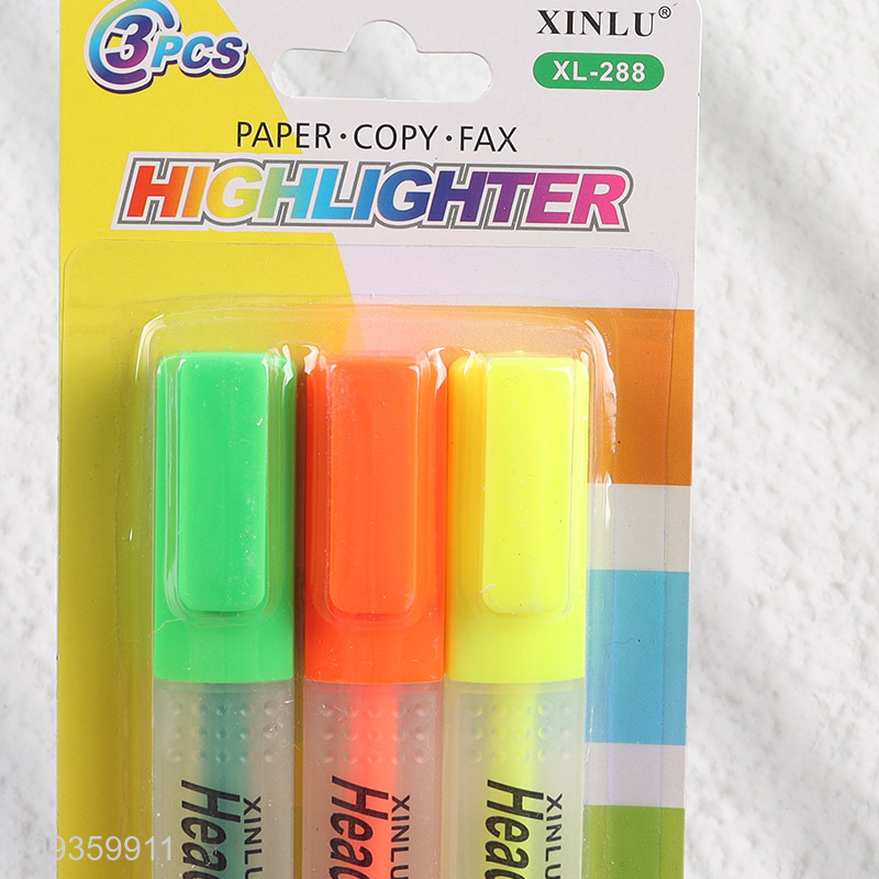 Popular products school office highlighter pen fluorescent pen