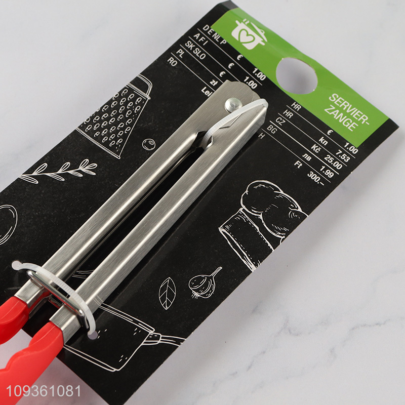 Low price 7-inch nylon food tongs food clips